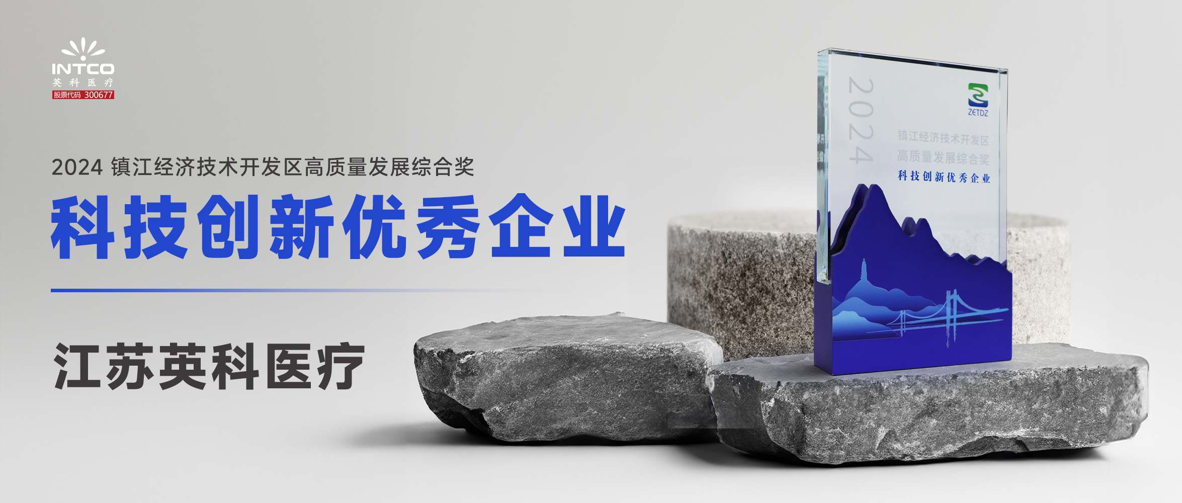 江苏yp街机医疗荣膺镇江经济技术开发区“高质量发展综合奖-科技创新优秀企业”